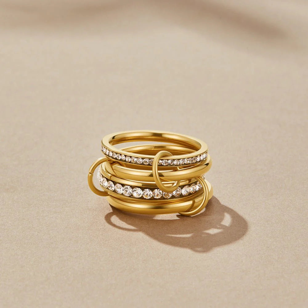 Zircon Layered Ring