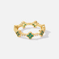 Green Four-Leaf Clover