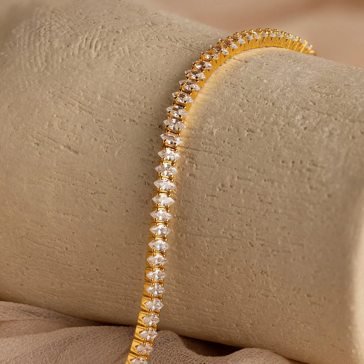Radiant Luxe Tennis Bracelet