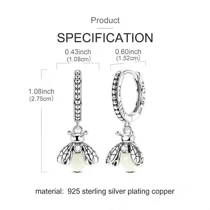 Luminous Firefly Drop Earrings