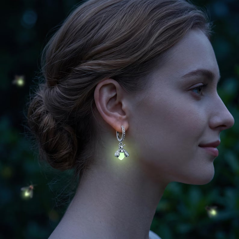 Luminous Firefly Drop Earrings