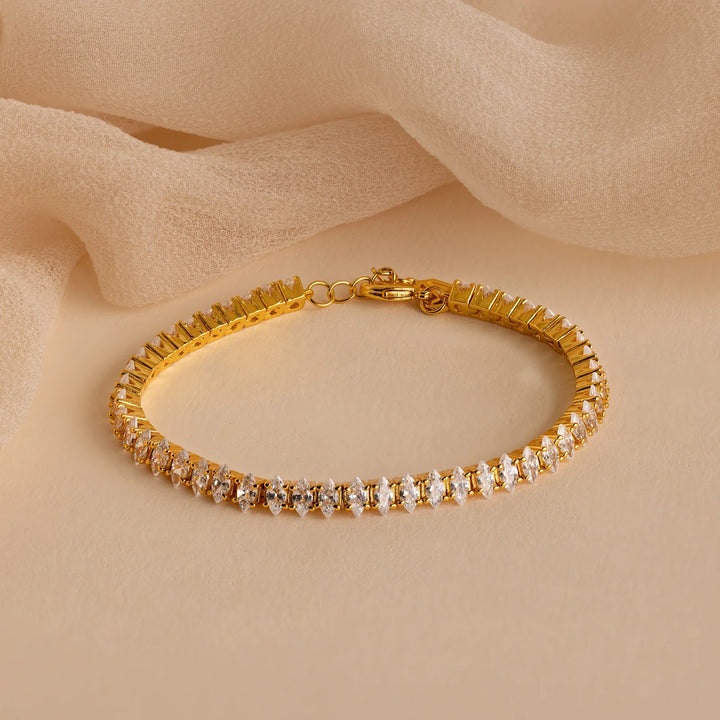Radiant Luxe Tennis Bracelet