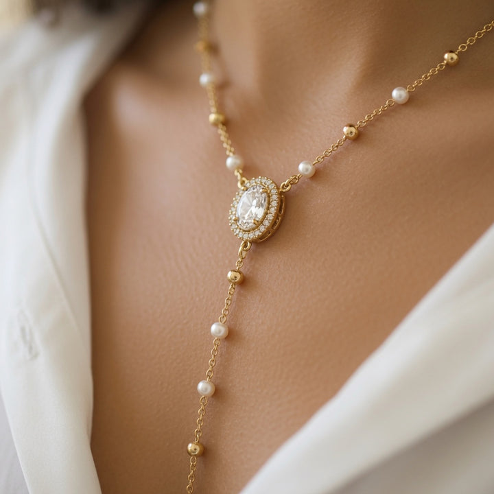 Vintage Cross Layered Necklace