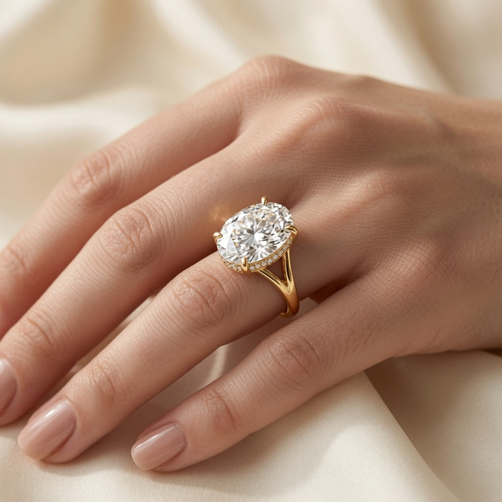 Aurora Oval Elegance Ring