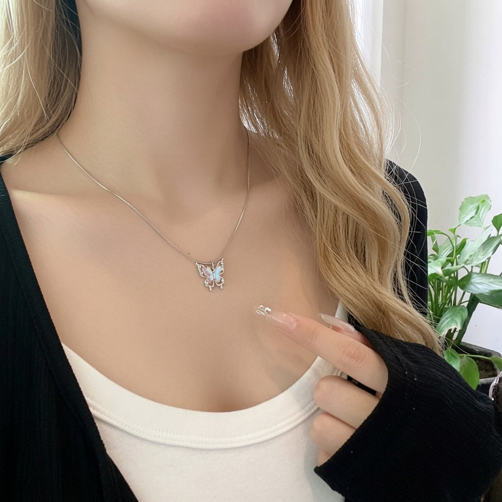 Dreamy Butterfly Pendant Necklace