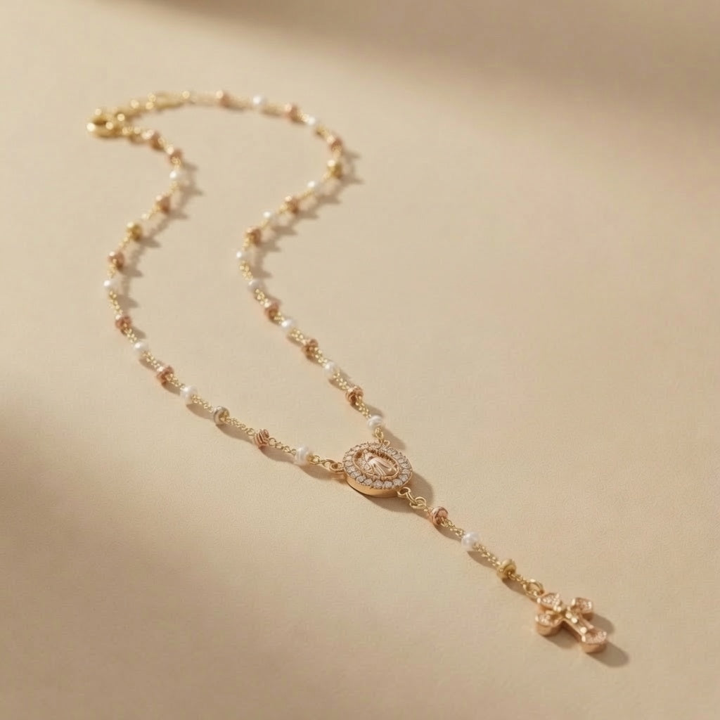 Vintage Cross Layered Necklace