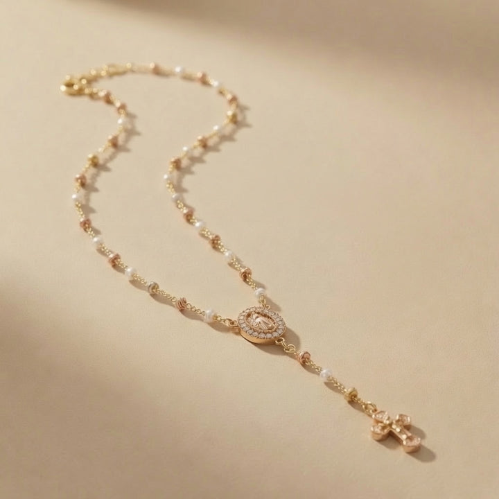 Vintage Cross Layered Necklace
