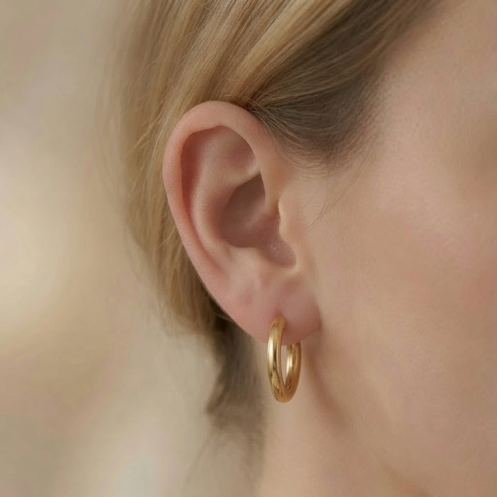 Minimalist Clip-On Hoop Earrings