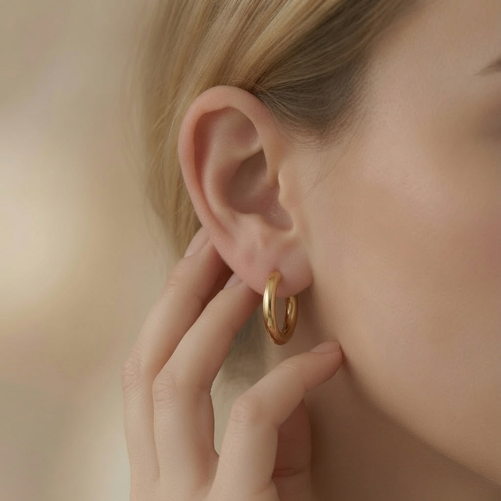 Minimalist Clip-On Hoop Earrings