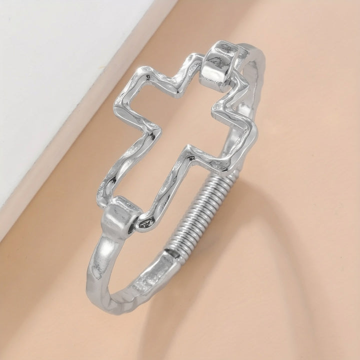 Vintage Cross Cuff Bracelet