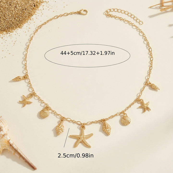 Ocean Charm Starfish Necklace