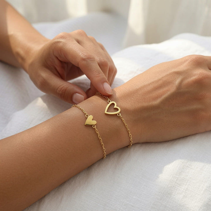 Minimalist Heart Bracelet