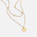 Dual Layer Coin Necklace