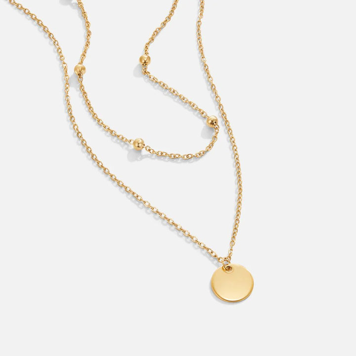 Dual Layer Coin Necklace