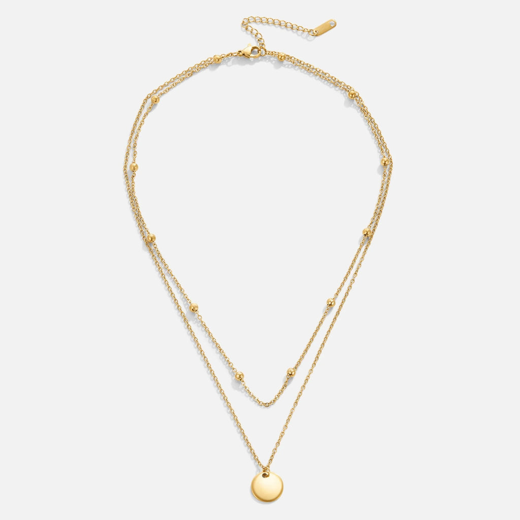 Dual Layer Coin Necklace