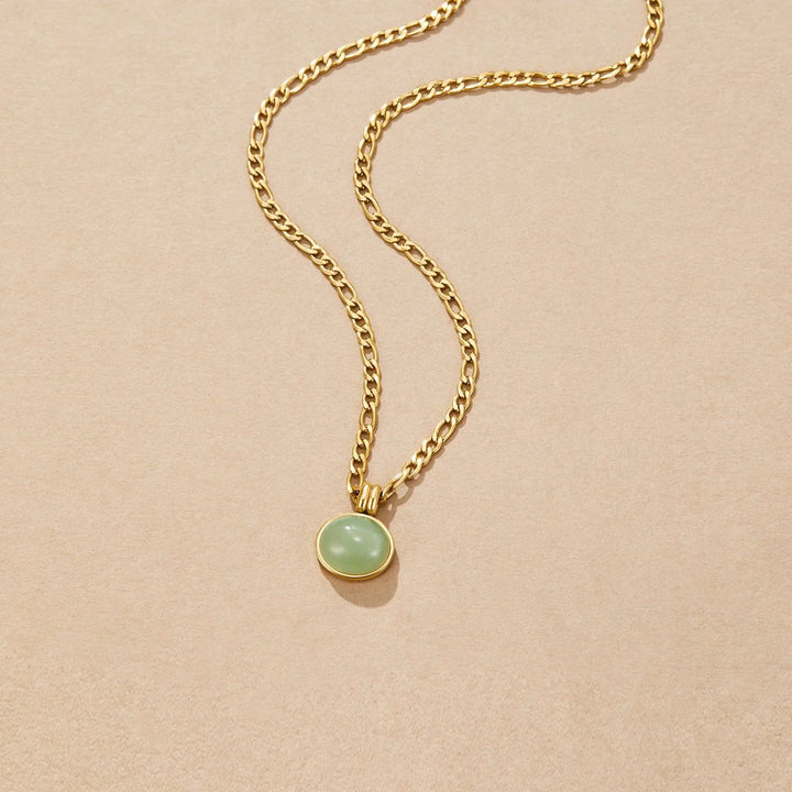Natural Stone Pendant Necklace