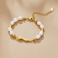 Baroque Pearl Gold Bracelet