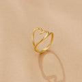 Heart Gold Ring
