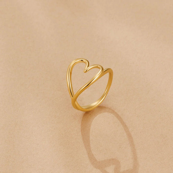 Heart Gold Ring