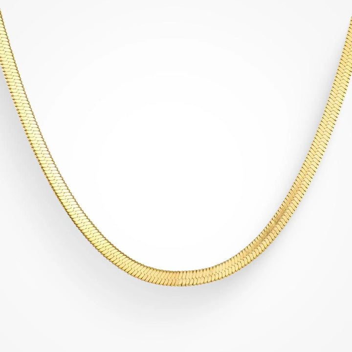 Gold Herringbone Chain