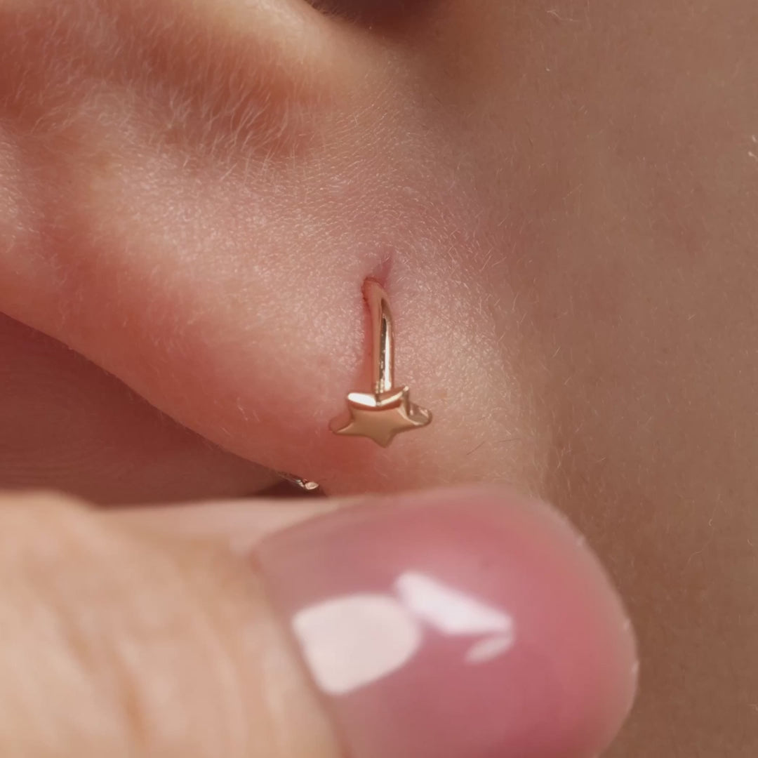 Gold Star Ear Cuff Stud