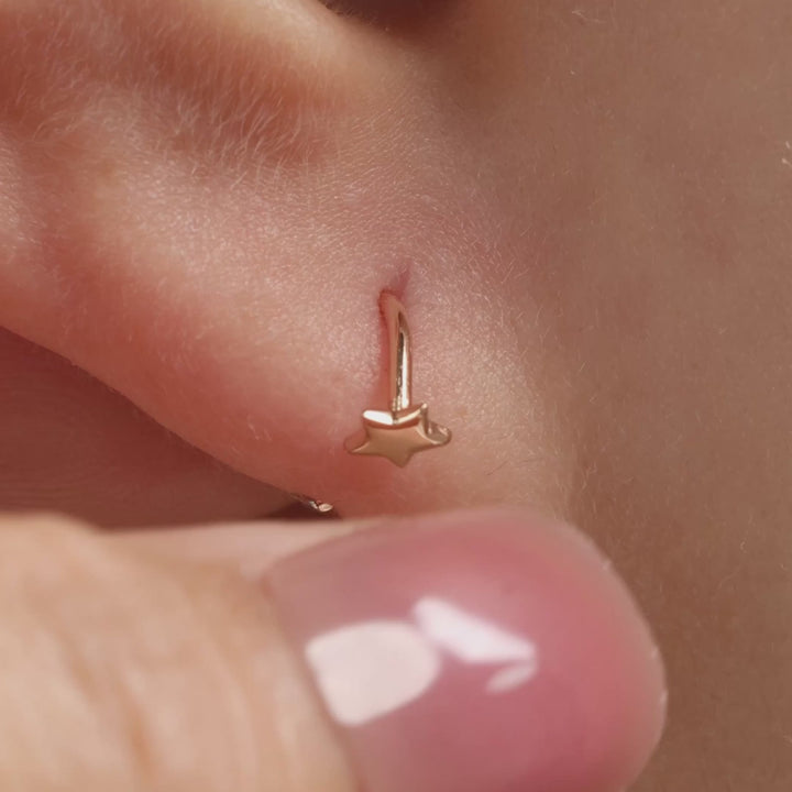 Gold Star Ear Cuff Stud