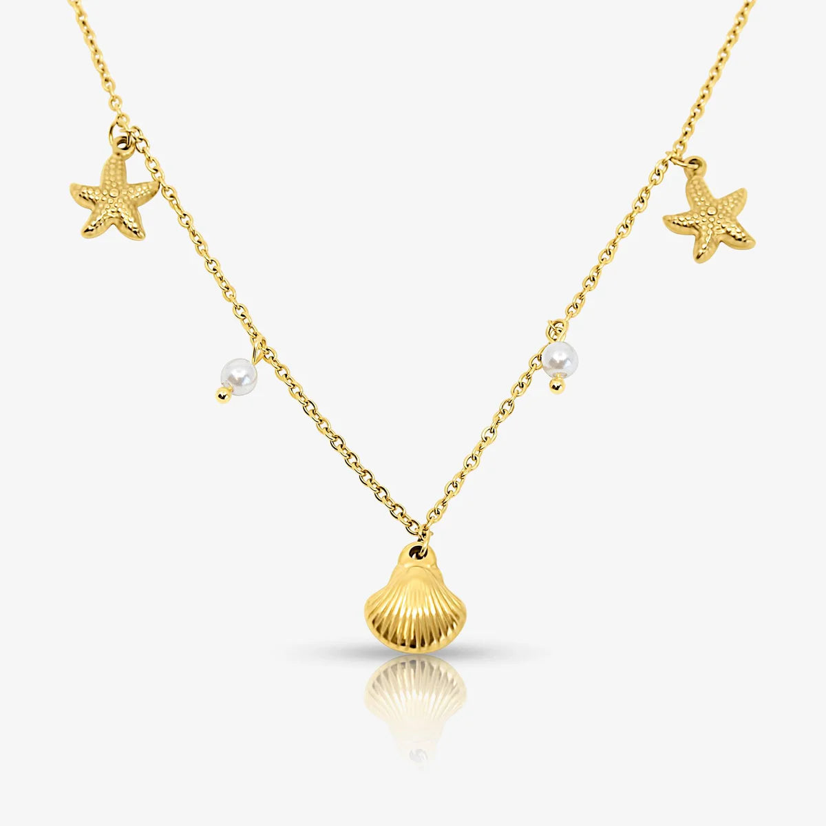 Ocean Charm Layered Necklace