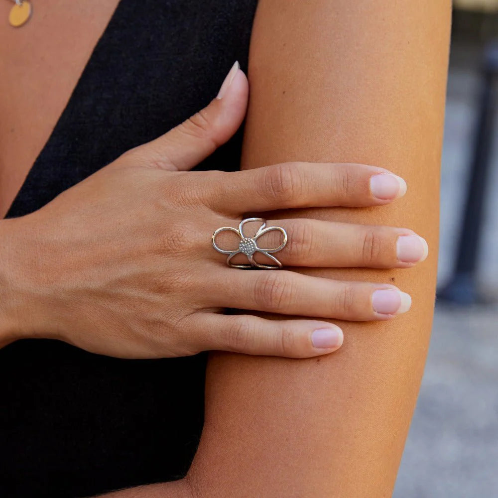 Golden Daisy Ring