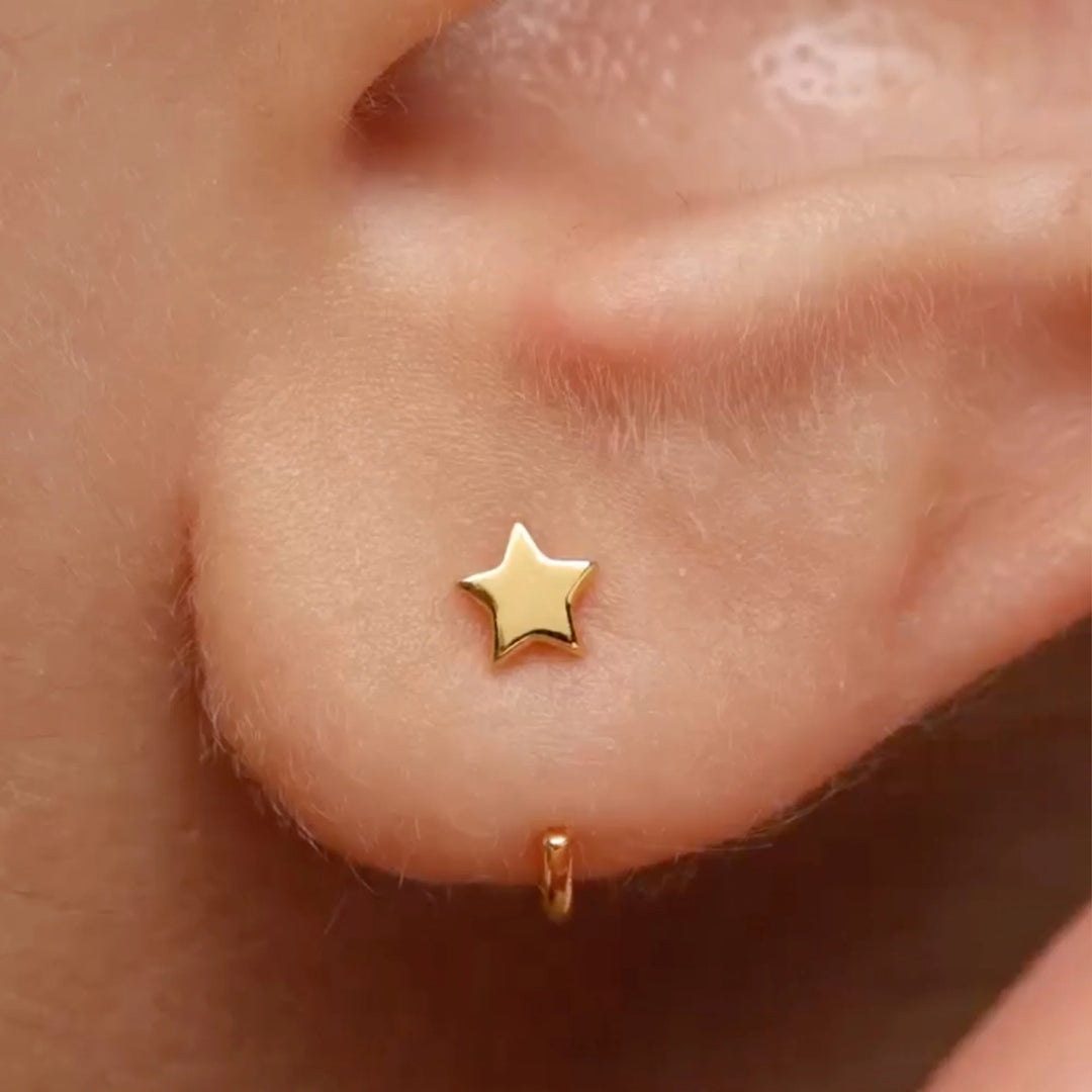 Gold Star Ear Cuff Stud