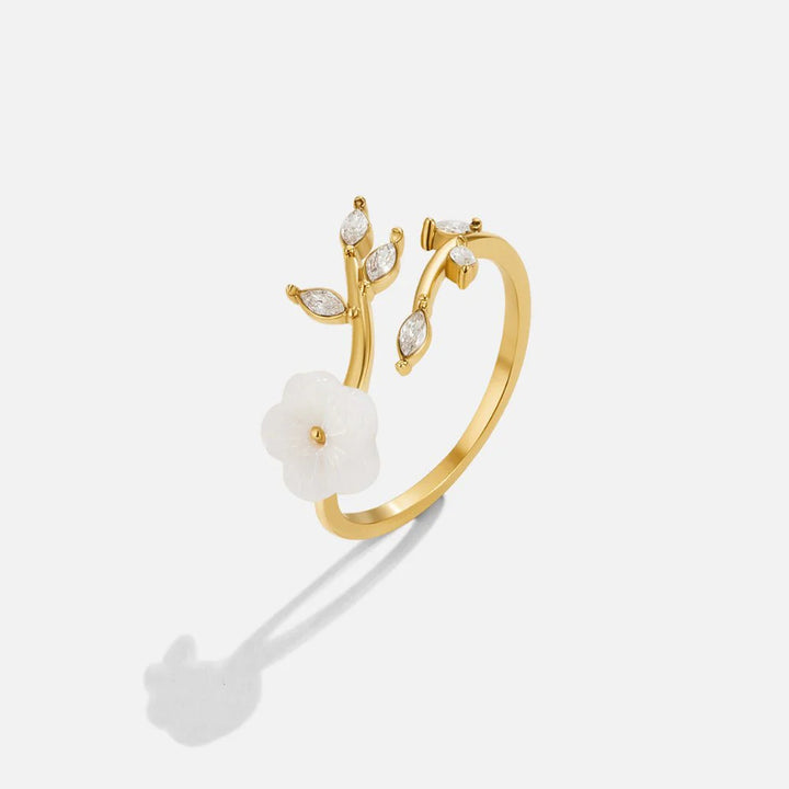 Floral Vine Open Ring